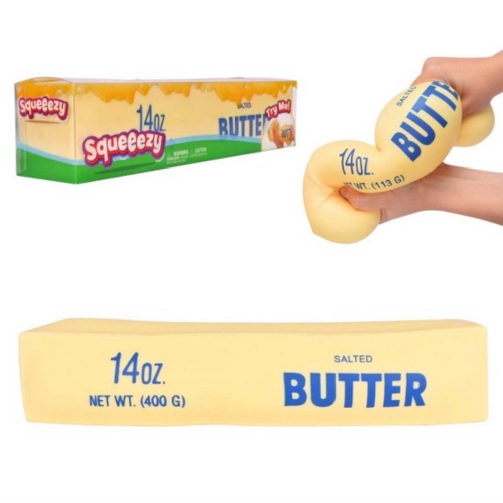 Sunny days Squeezy Butter squishy NWT